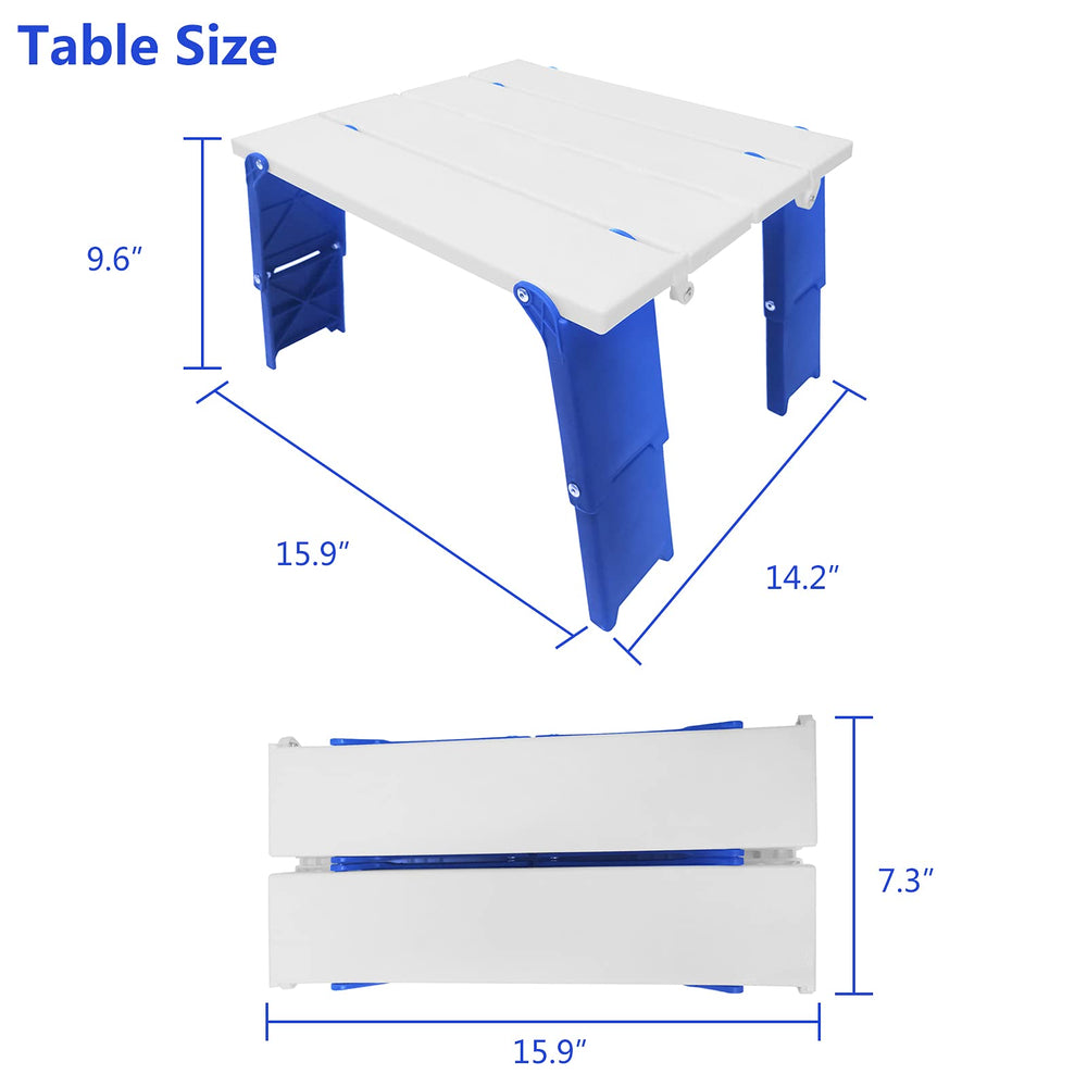 Modern-Depo folded table inside carry bag for easy transport and protected storage
