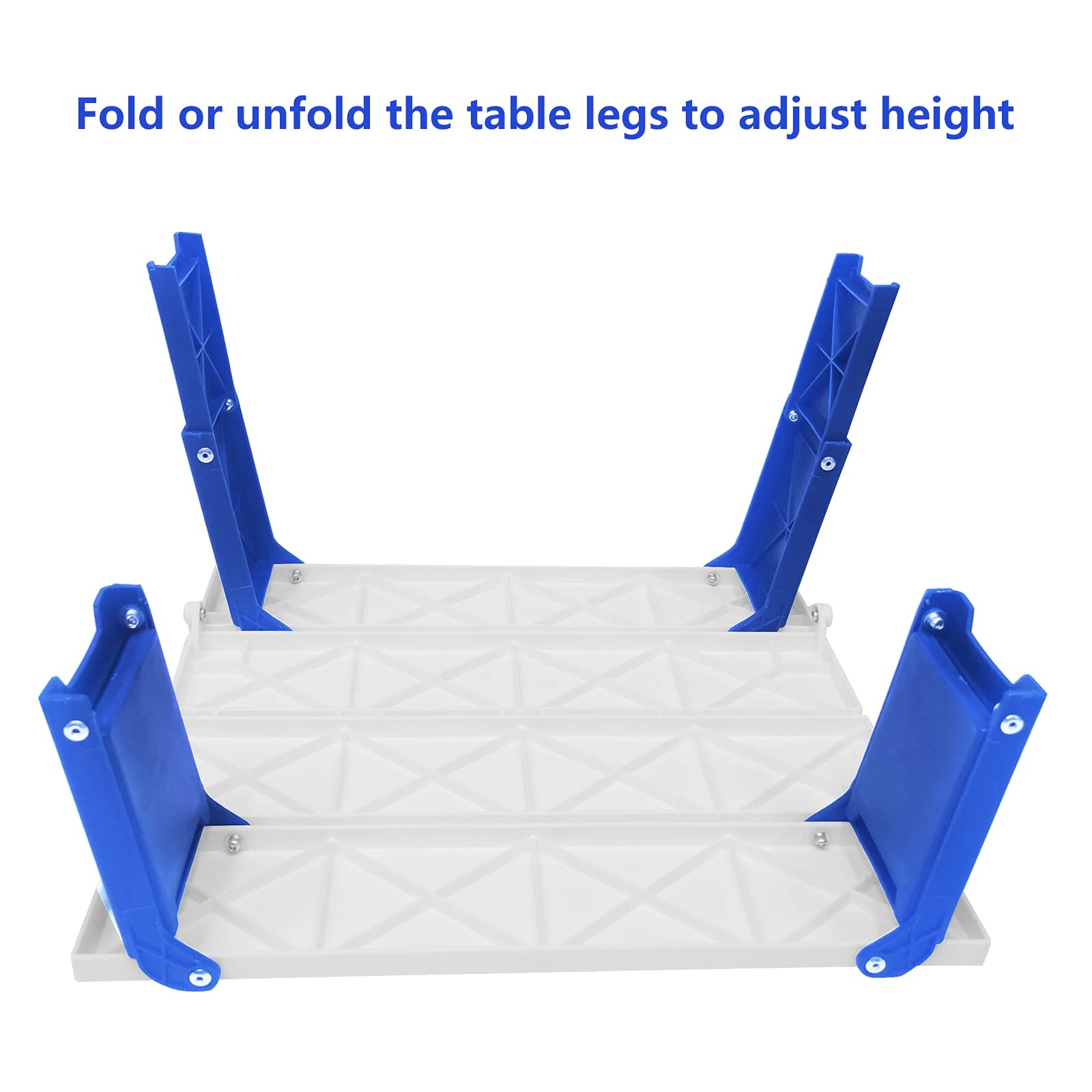 Modern-Depo table in use on sand holding drinks and snacks for convenience