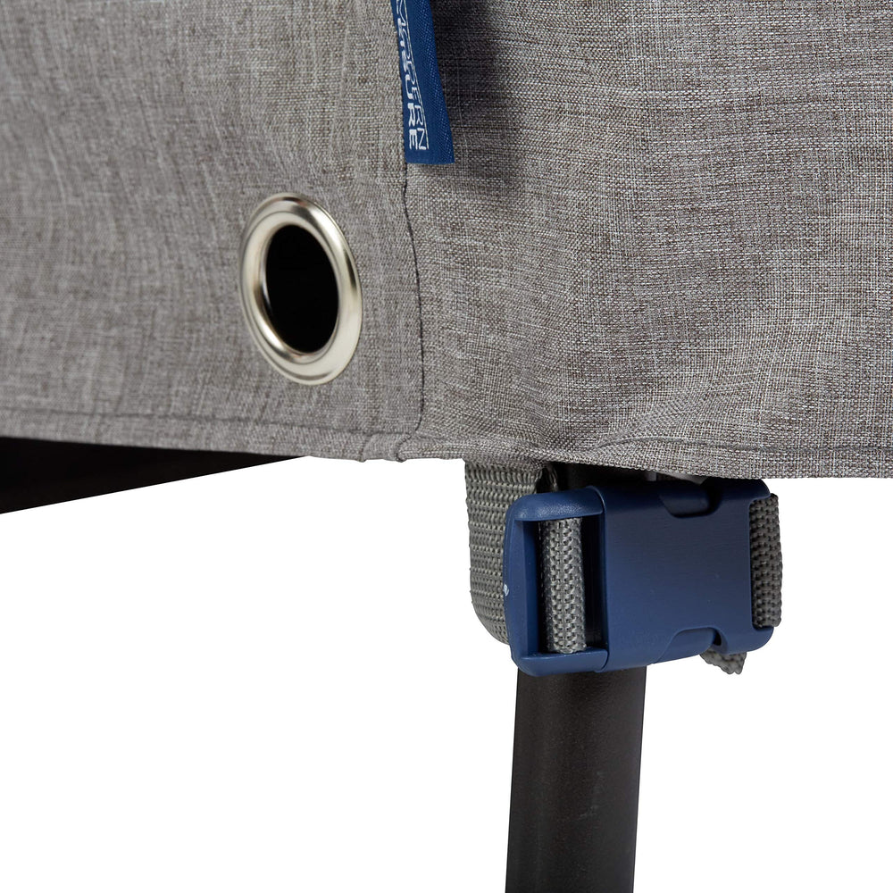 Modern Leisure image of two air vents reducing wind lift and moisture