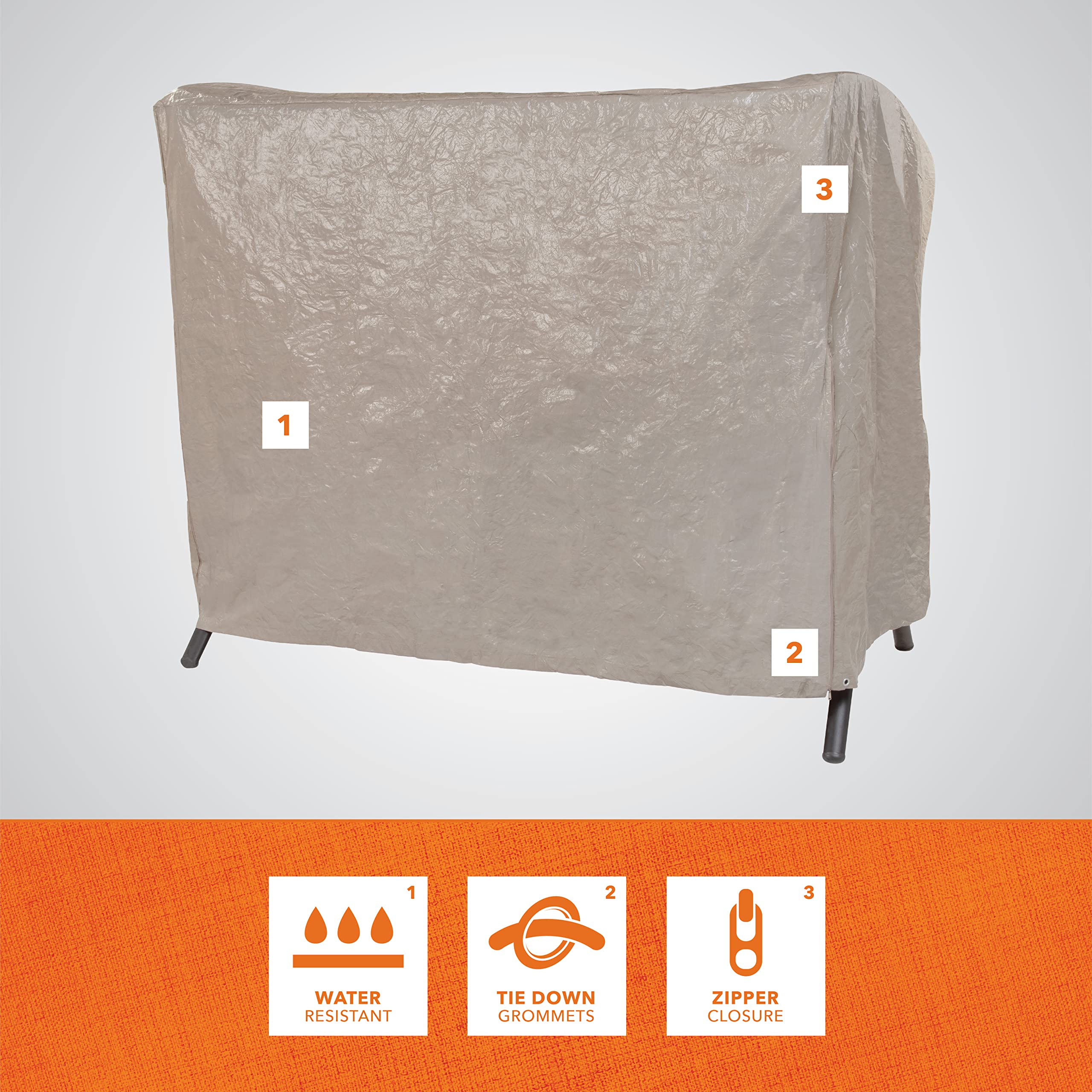 MODERN LEISURE reinforced grommet and hem for secure tie-downs that resist wind