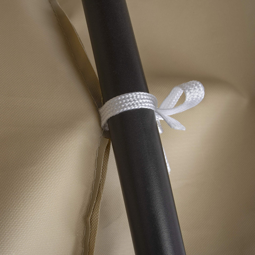 Modern Leisure label and stitching detail indicating quality construction