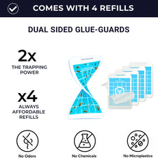 MODERN-X GlowGuard placed on kitchen counter near fruit bowl, prevents fruit fly infestations benefit