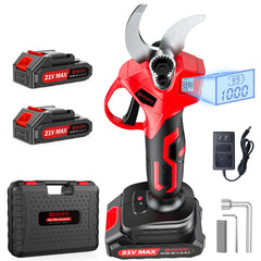 MODOFO front view showing cordless pruner and ergonomic grip for comfortable trimming
