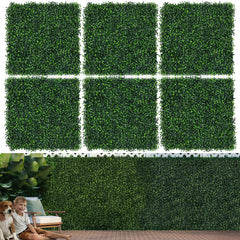Close-up of Moeput PE boxwood leaves texture highlighting realistic depth and low maintenance