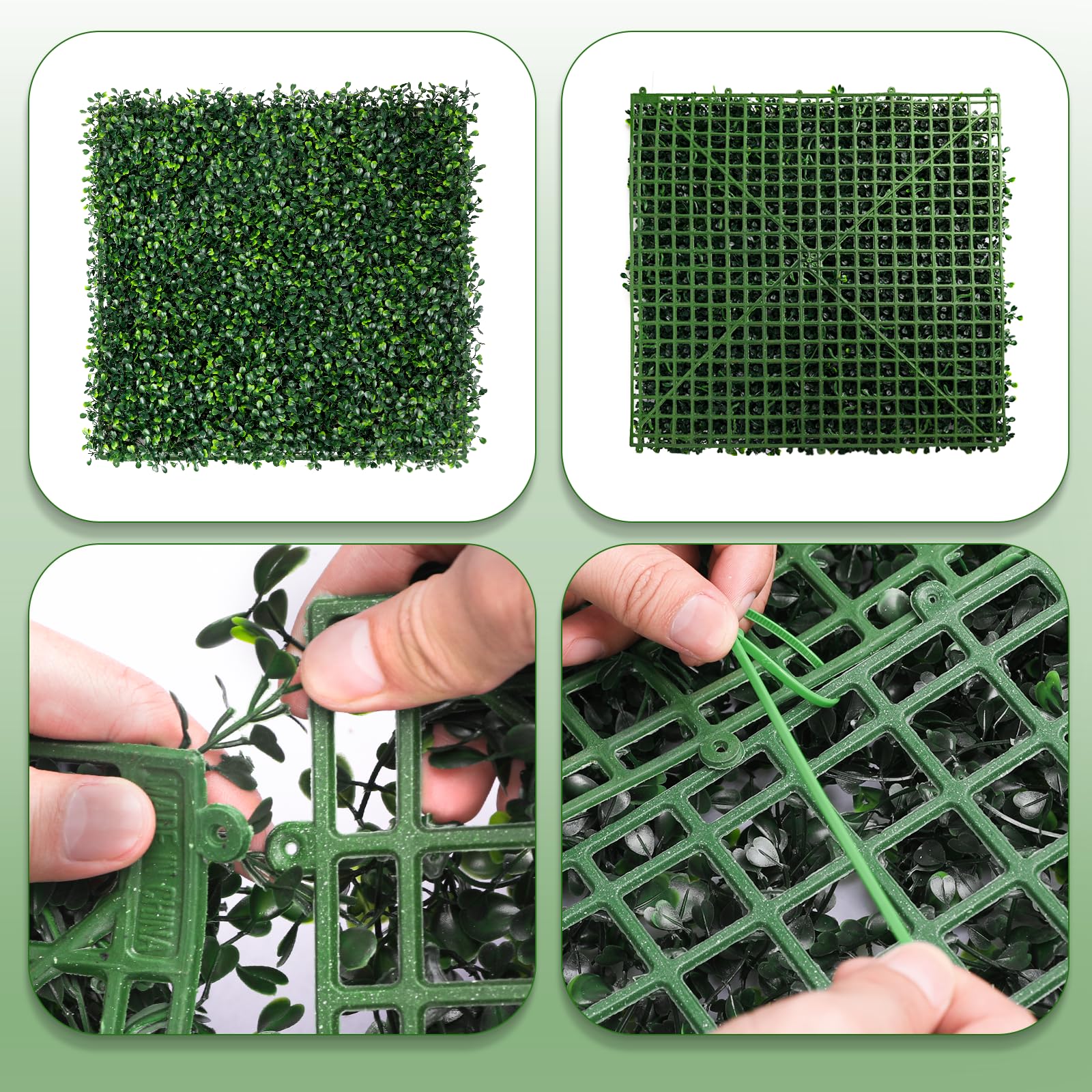 Moeput green wall used as photo booth background at event delivering a professional look