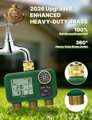 MOES brass fittings close-up highlighting durable 3/4 inch connections