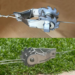MOEUFFIR close-up of aluminium ratchet tooth wheel highlighting secure grip and durability