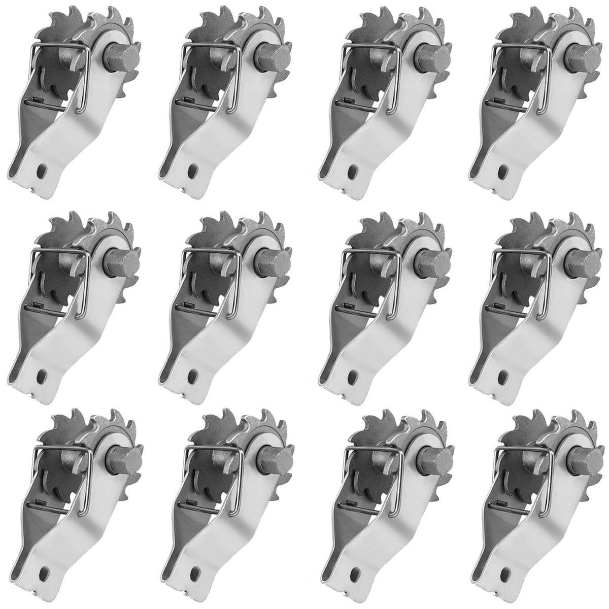 MOEUFFIR 24-pack front view showing packaged ratchet tensioners for quick fence repairs