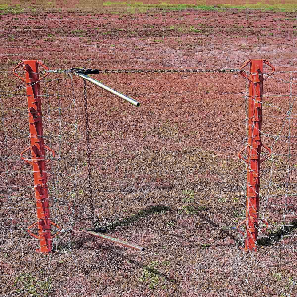 MOEUFFIR tool in use with come-along demonstrating controlled pulling benefit