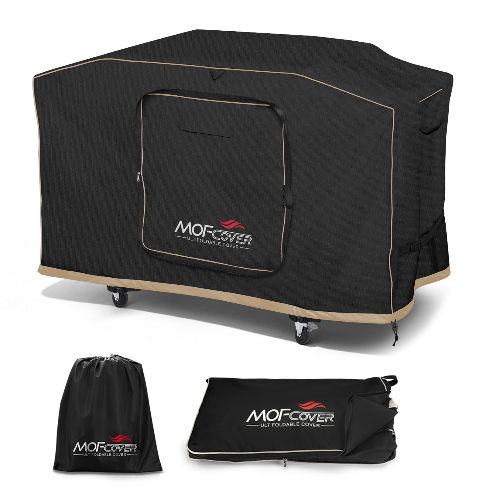 MOFCOVER front view showing full fit and protection for Blackstone griddle
