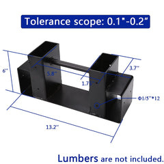 MOFEEZ close-up weld and powder-coat finish highlighting rust-resistant durability