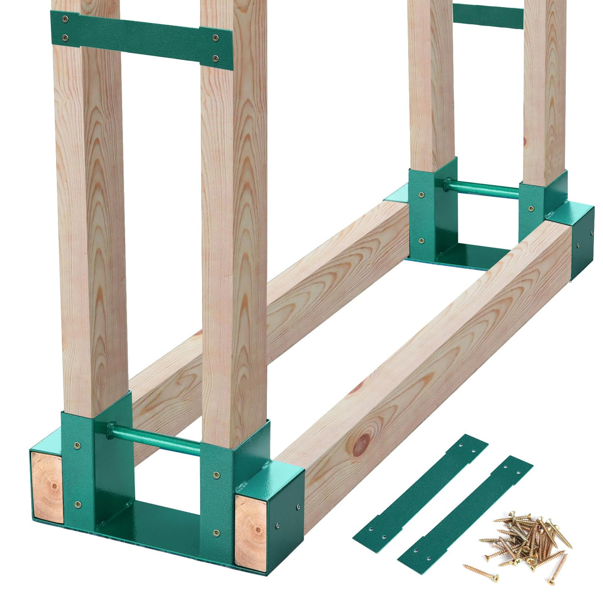 MOFEEZ front view of packaged brackets showing sturdy design and quick setup