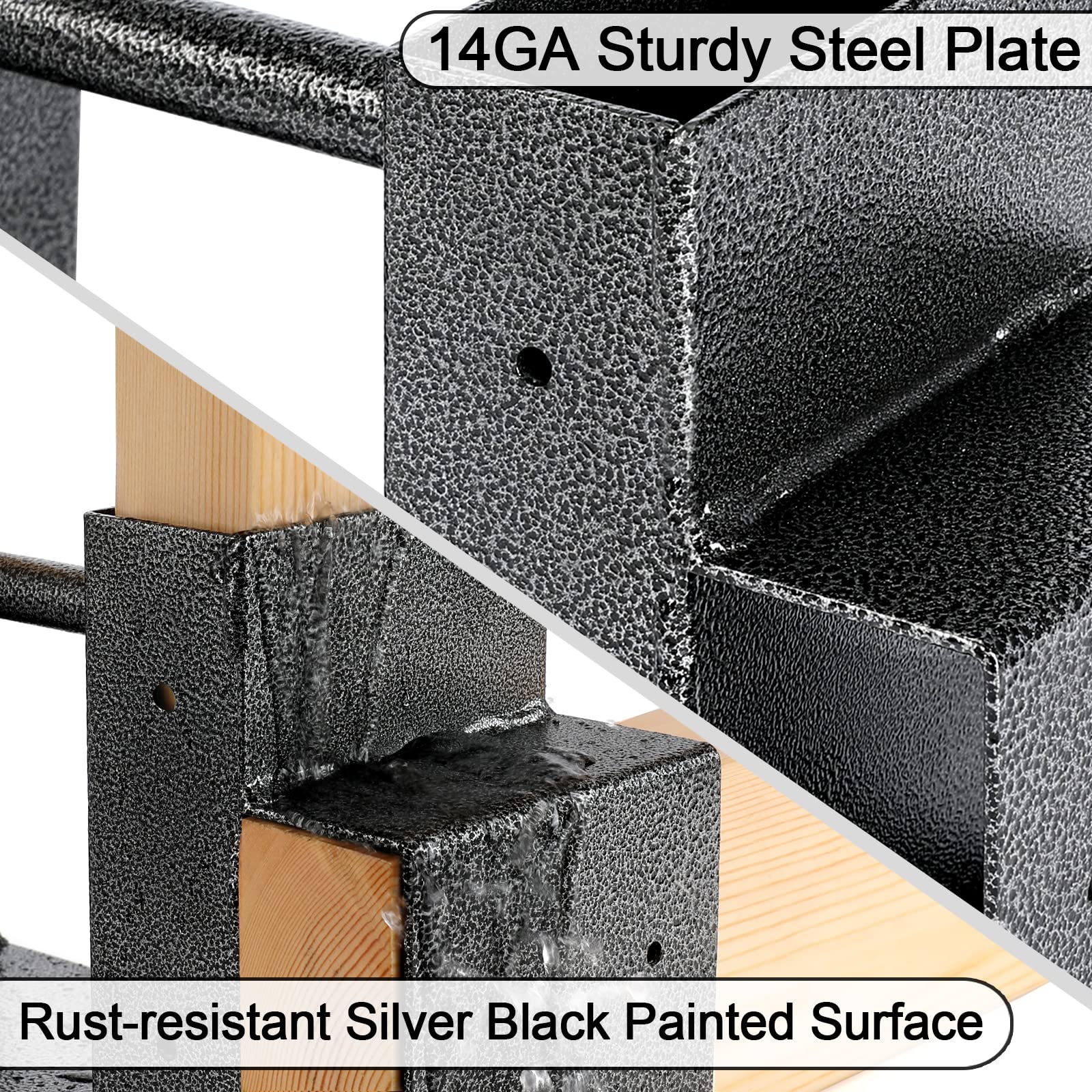 MOFEEZ surface detail of powder coated finish showing rust protection benefit