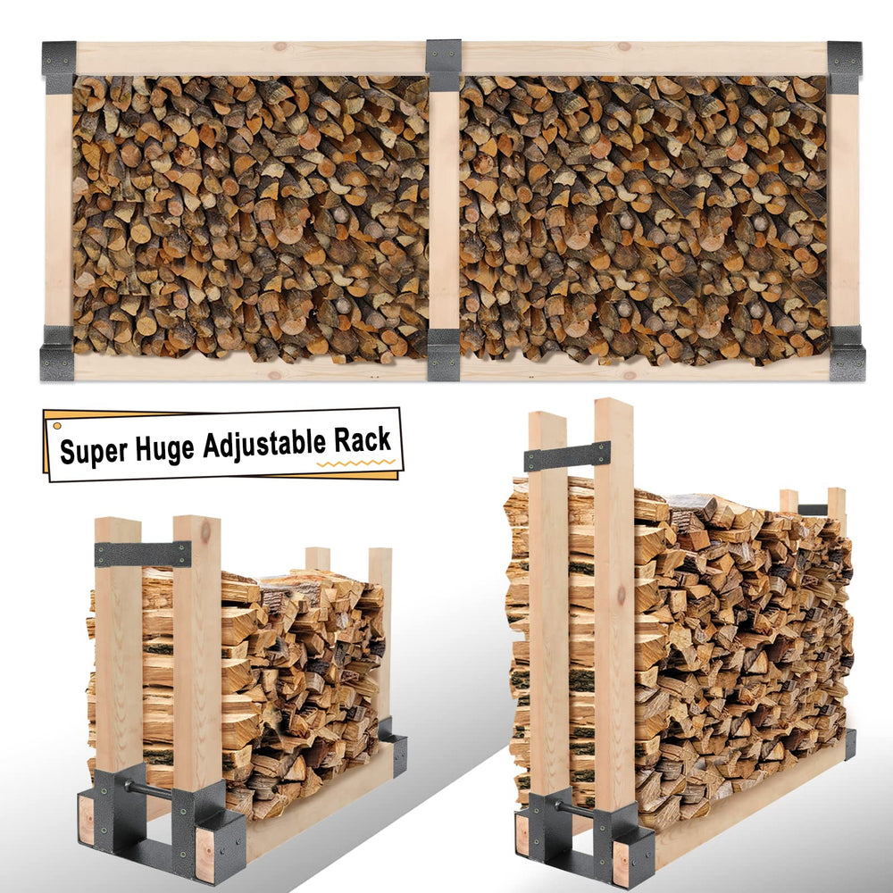 MOFEEZ brackets next to cut 2x4 lumber showing customizable length and scale benefit