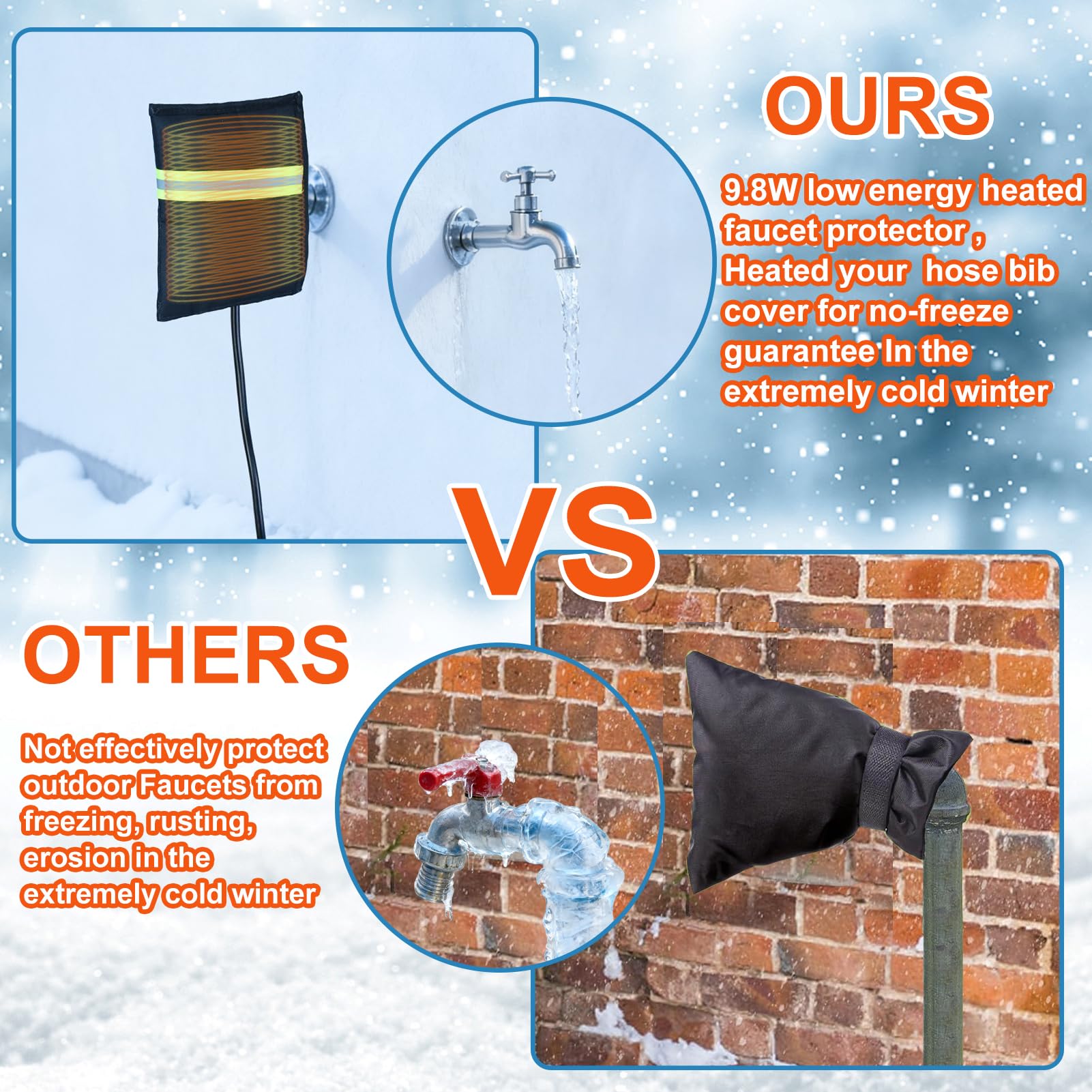 Mofuiry reflective strip glowing at night improving faucet visibility