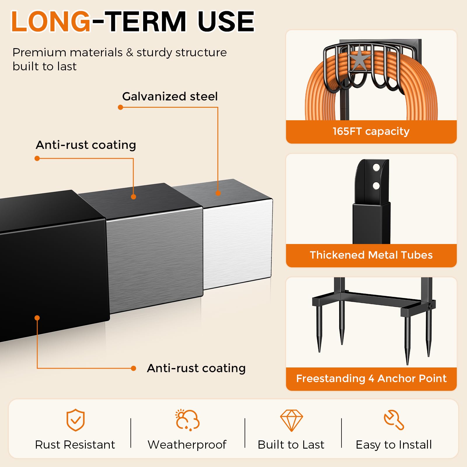 Mogaath side profile assembled stand demonstrating space‑saving design