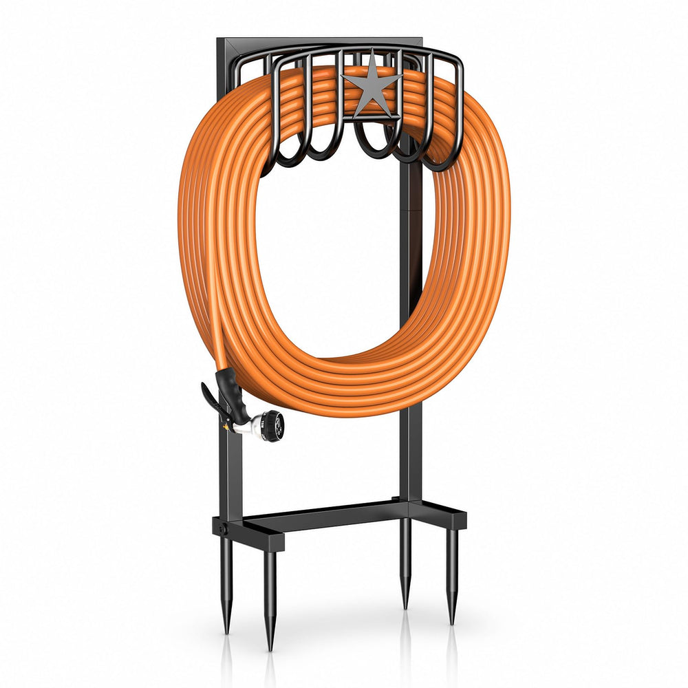 Mogaath front view showing tidy hose storage and easy access