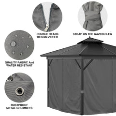 Mogtuo zipper detail open for easy two-way access benefit