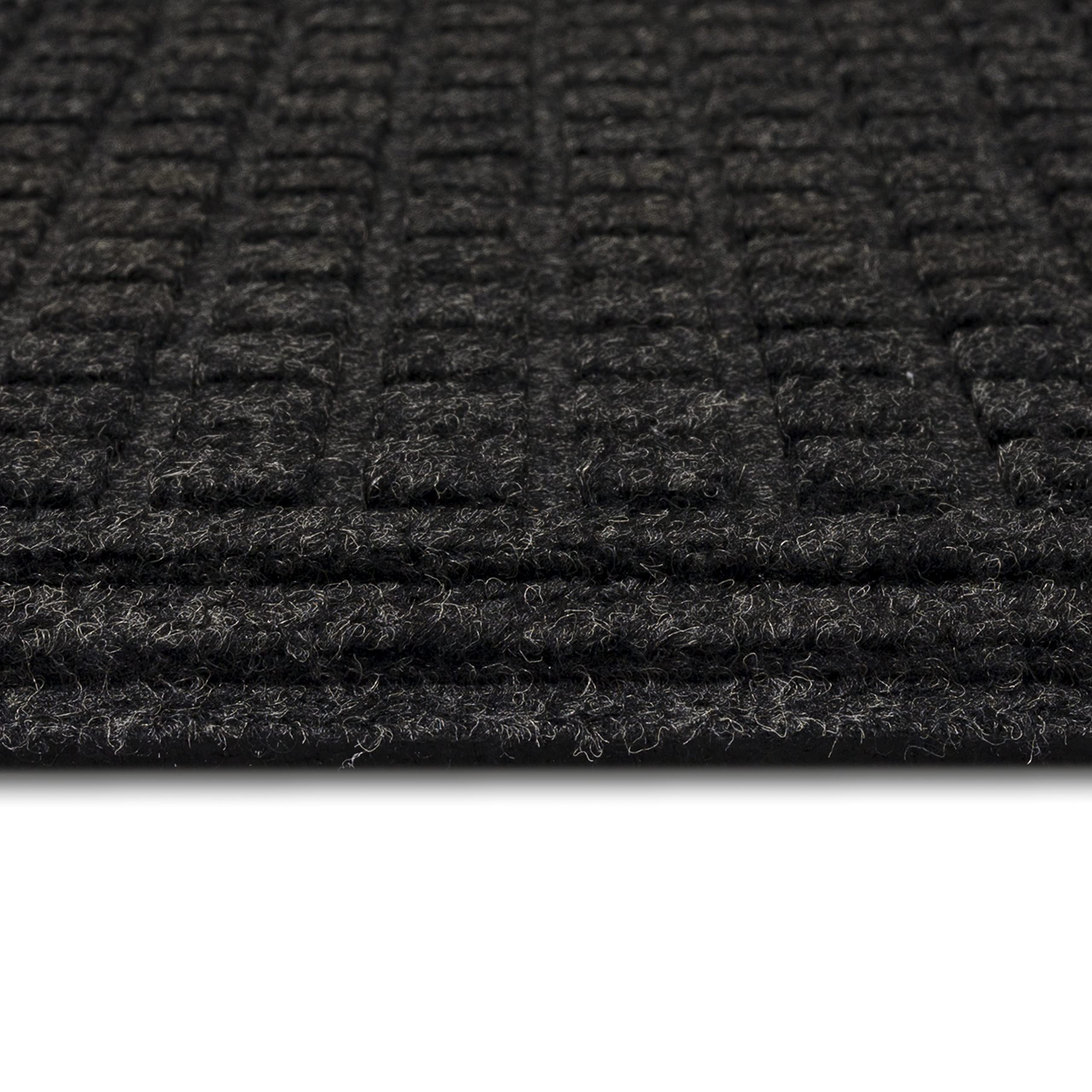 Mohawk Home 3x4 doormat installed at an entryway offering low profile and smooth doors