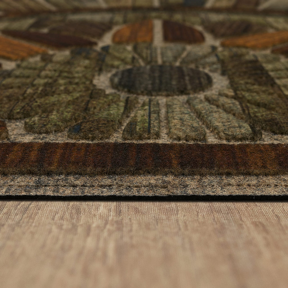 Mohawk Home mat in use on porch catching dirt and water to protect floors benefit