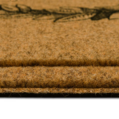 Mohawk Home recycled rubber backing detail showing non-slip grip and stability