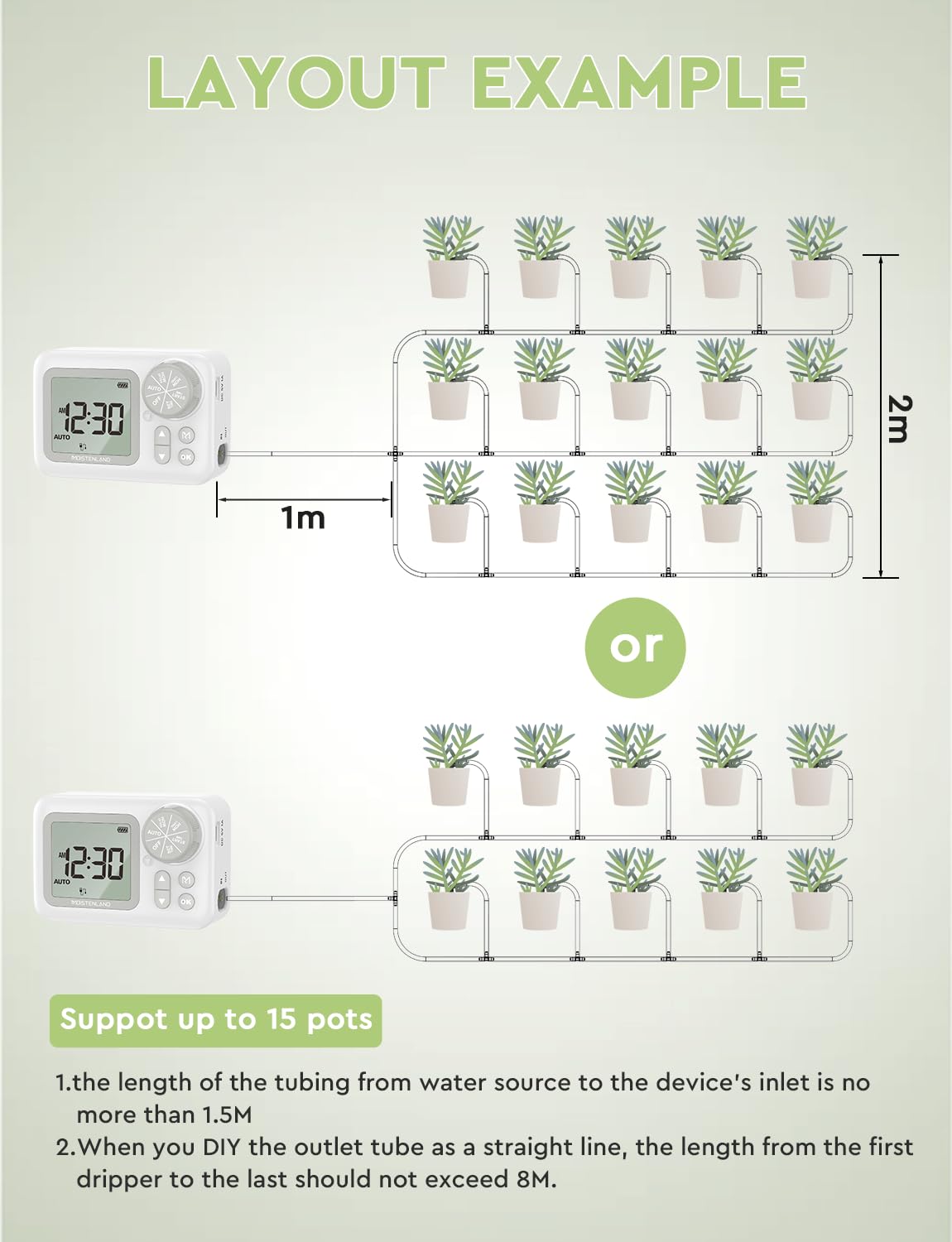 moistenland lifestyle living room display showing reliable plant care while away