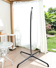 Mojia X-shaped base detail demonstrating stability and anti-tip support