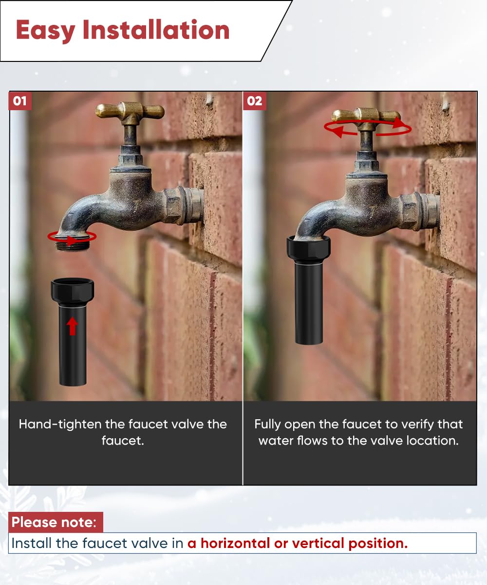 Mokeyder demonstrating small drip activation to prevent ice buildup