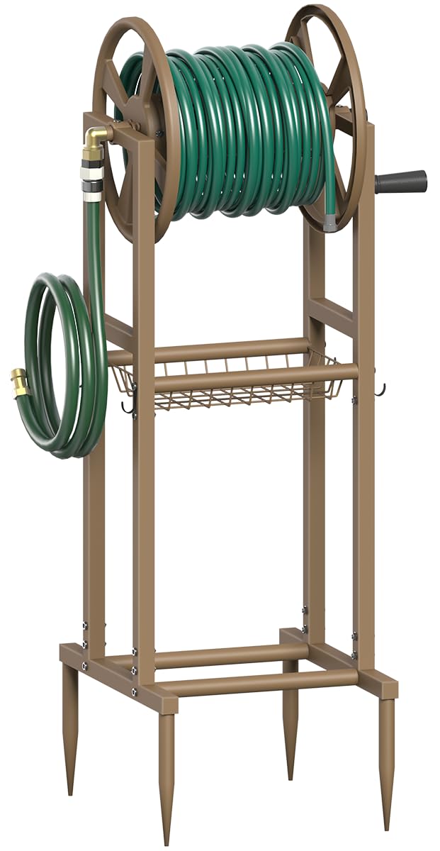 Mokeyder front view assembled showing stable base and full reel benefit organization