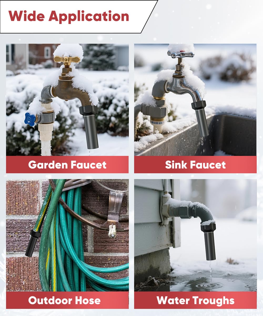Mokeyder installed in garden setting protecting hoses and outdoor plumbing