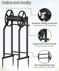 Mokeyder non-slip handle closeup showing easier winding and user comfort