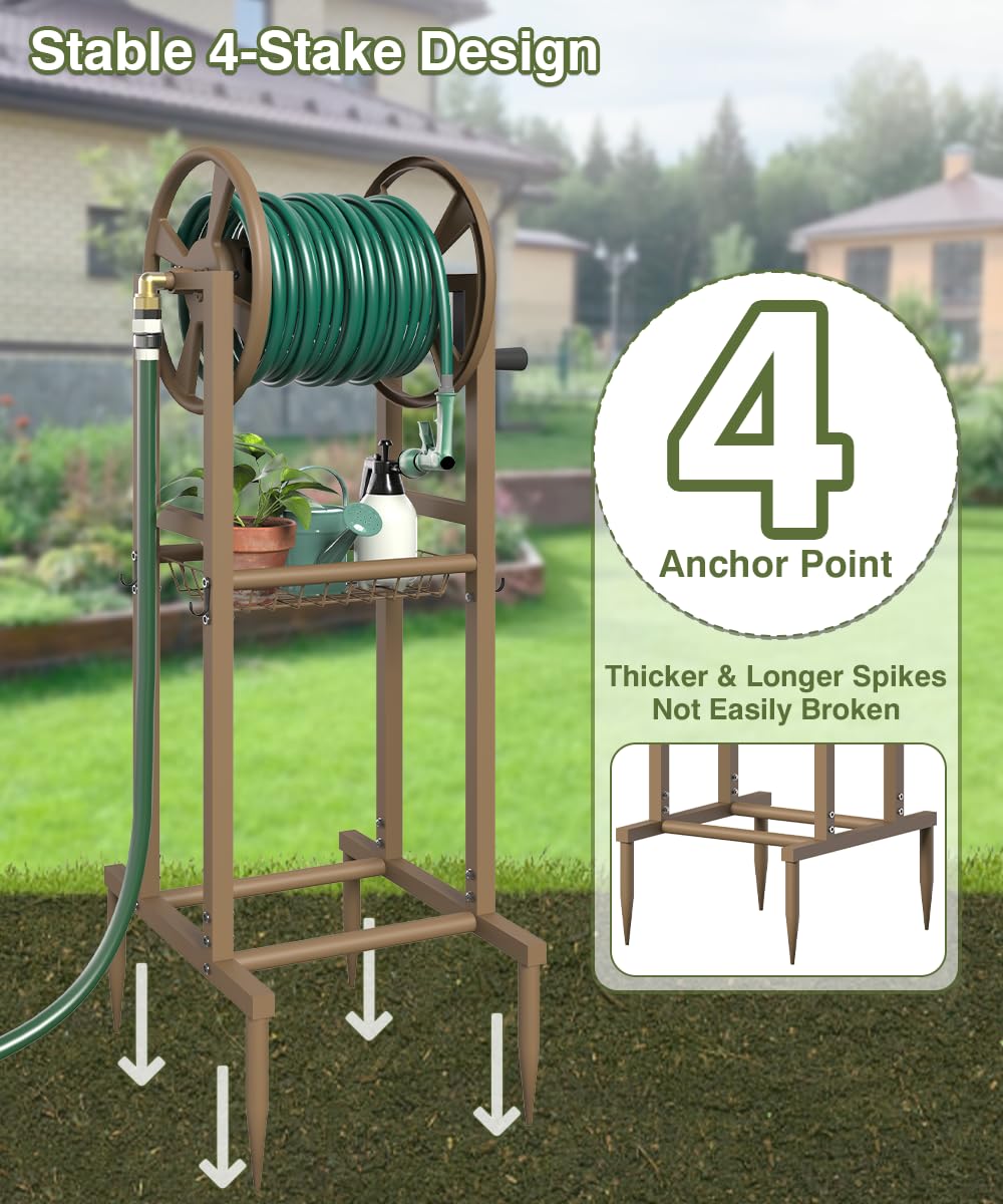 Mokeyder side hooks and metal rack displaying accessory storage and easy access
