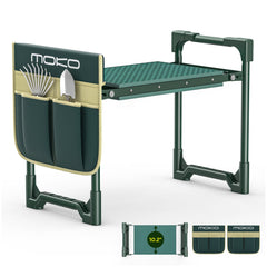 MoKo front view of kneeler and seat showing sturdy frame and cushion for comfort