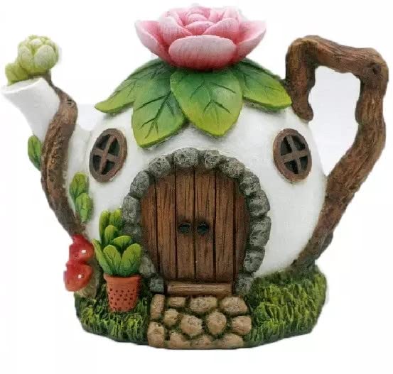 Mokoboho teapot house front view showing whimsical shape and welcoming entry