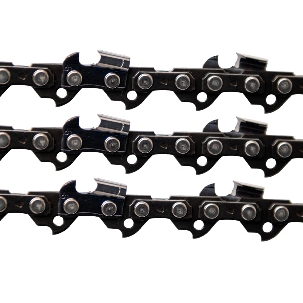 Molten open pack showing one sharpened chain and one fresh spare reducing downtime