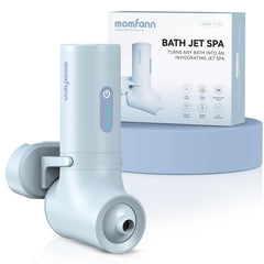 MOMFANN front view of tub jet unit showing compact spa design and easy placement