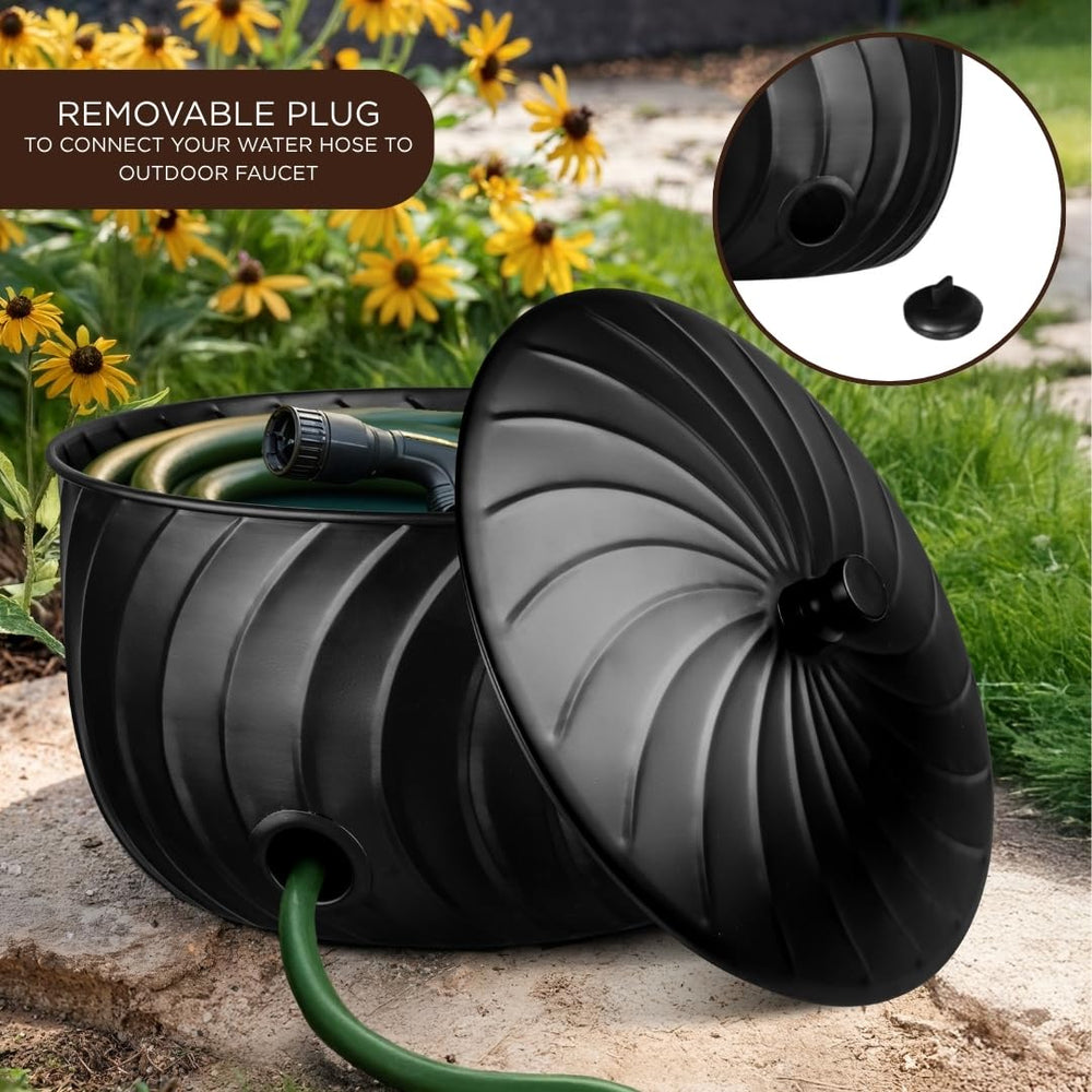 Monarch Abode drainage hole with rubber plug prevents water buildup
