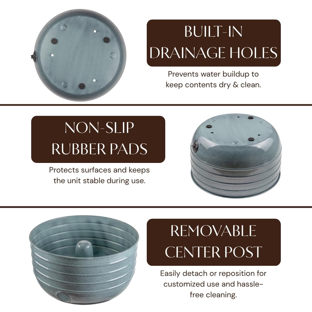 Monarch Abode side drainage plug removed for quick water release