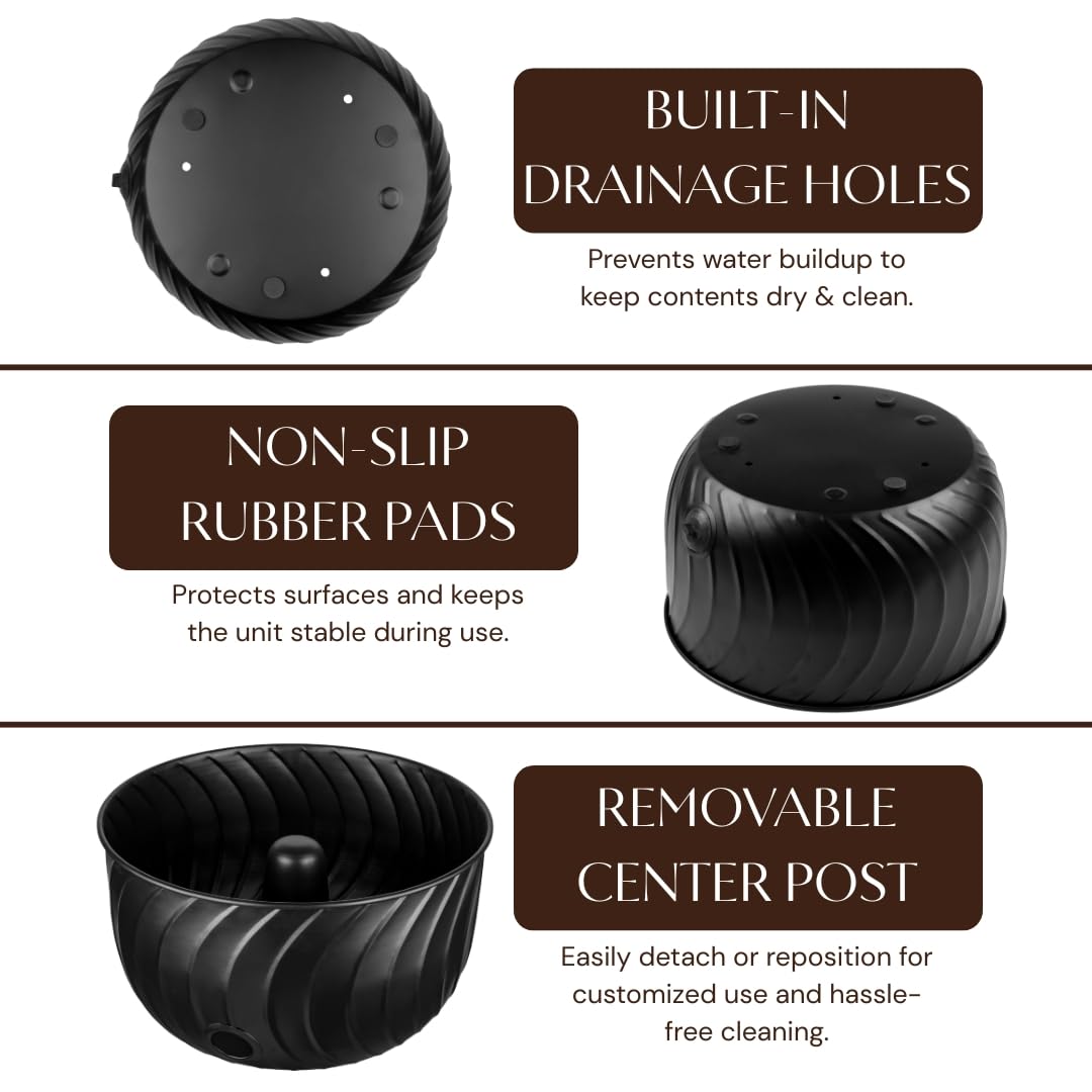 Monarch Abode rubber feet protect deck and stop slipping