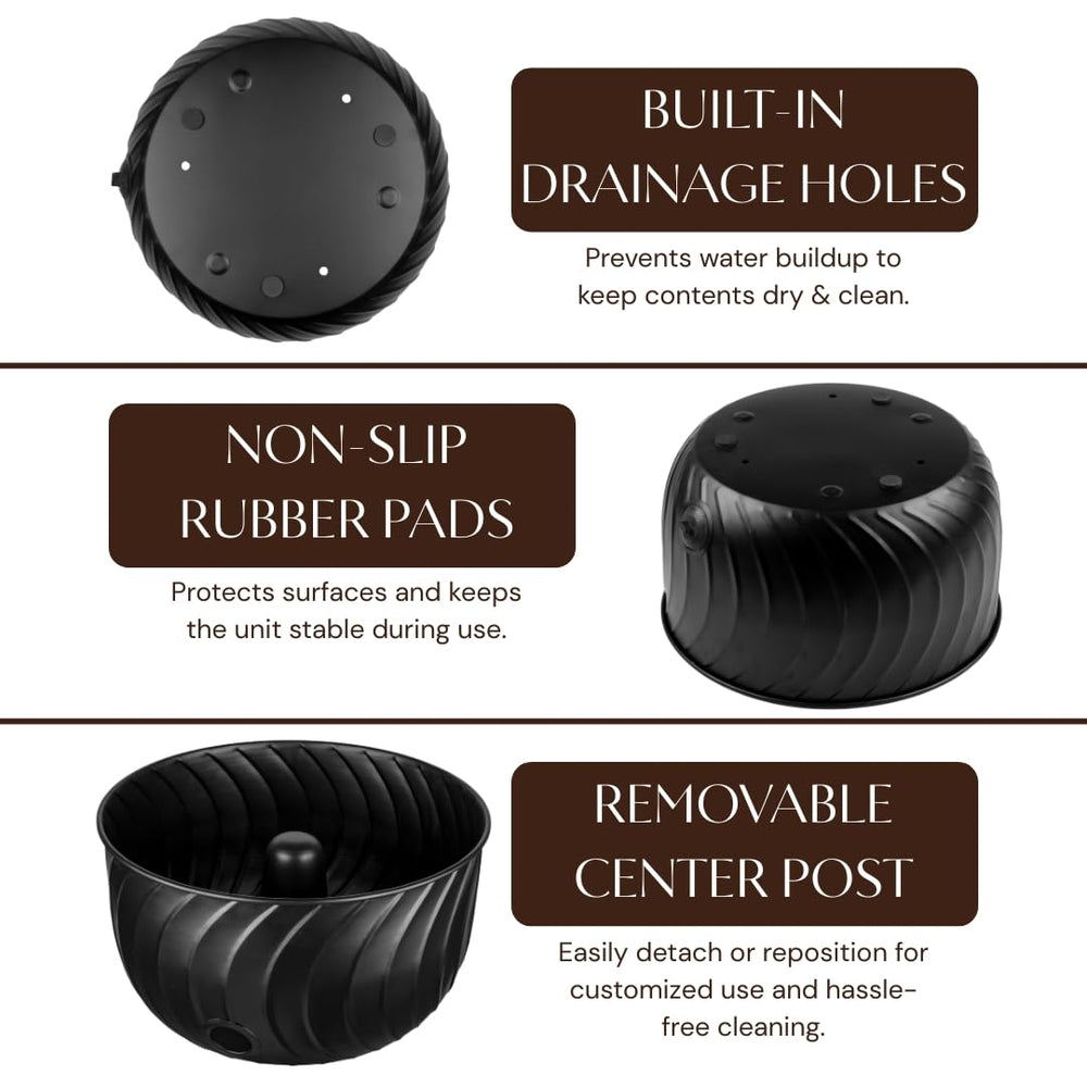 Monarch Abode rubber feet protect deck and stop slipping