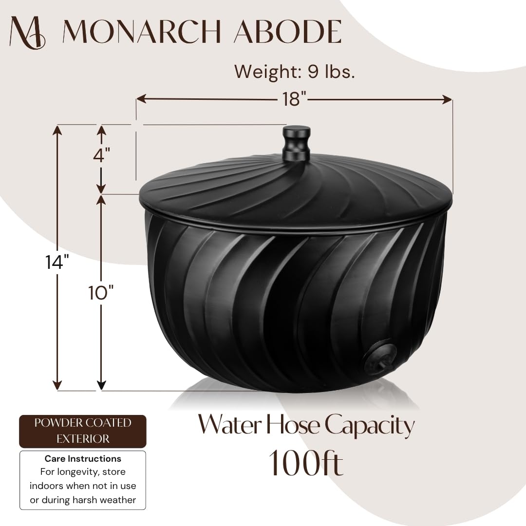 Monarch Abode open lid revealing center post for tangle-free coiling
