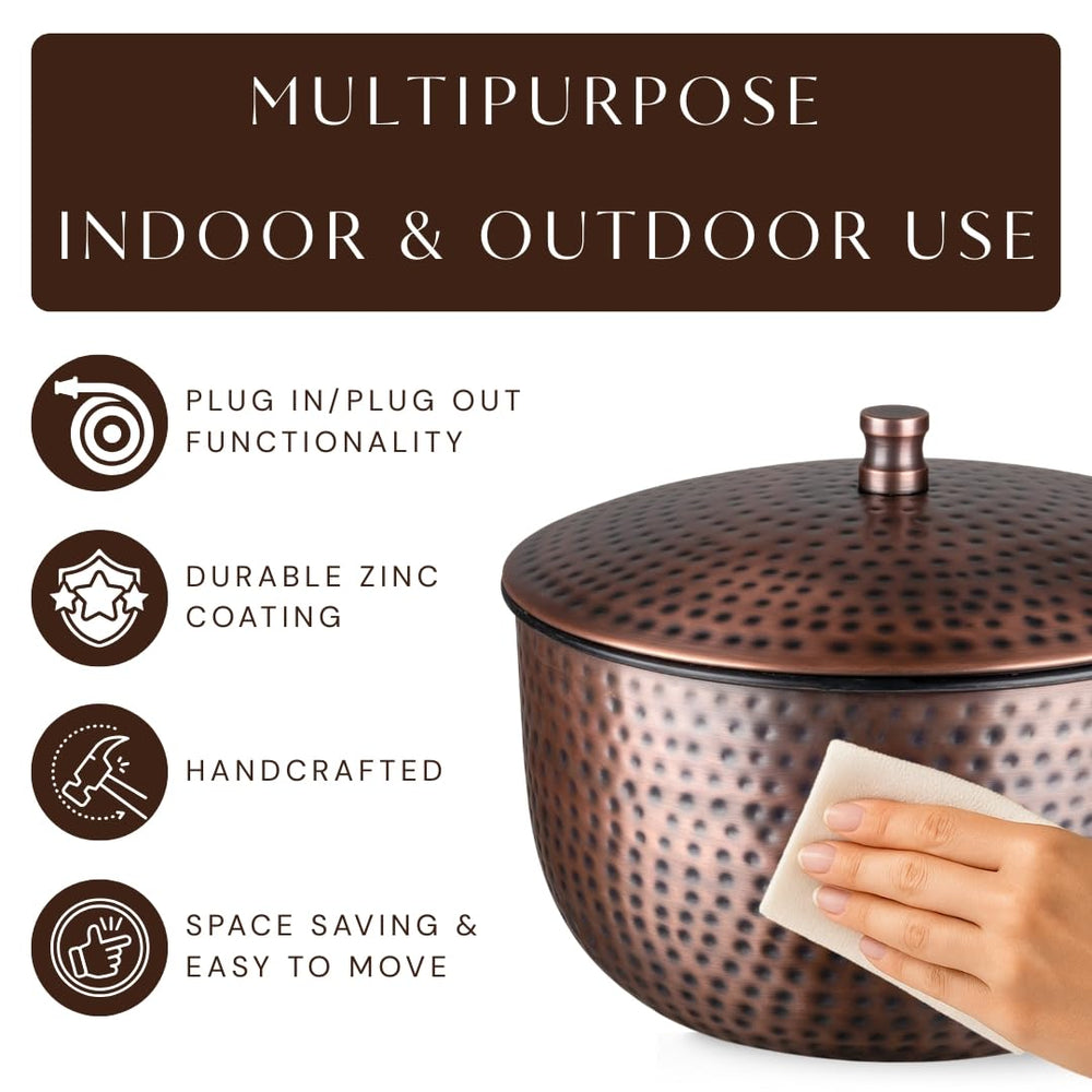 Monarch Abode next to watering can for size scale and portable convenience