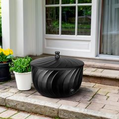 Monarch Abode embossed wave detail shows durable, decorative texture