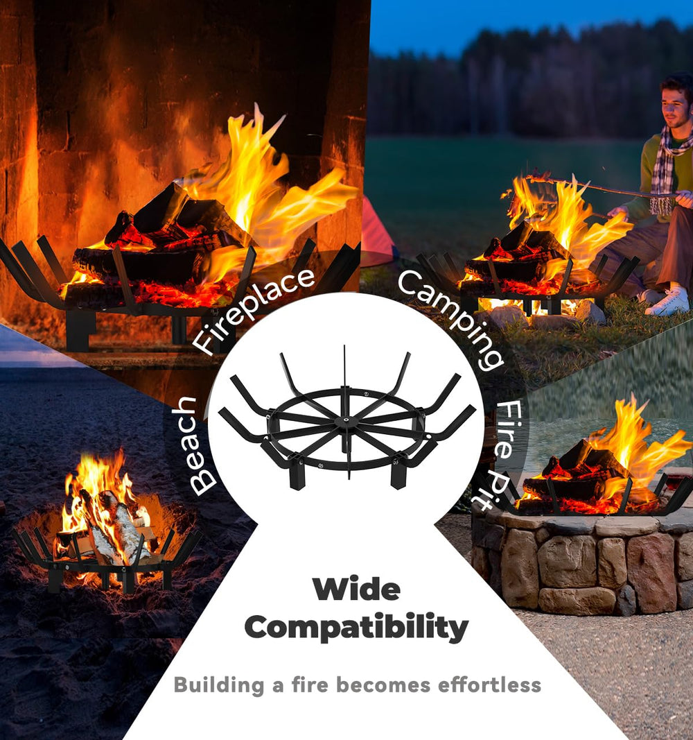 Mondazie assembled top view of ten-bar layout, supports larger wood loads safely