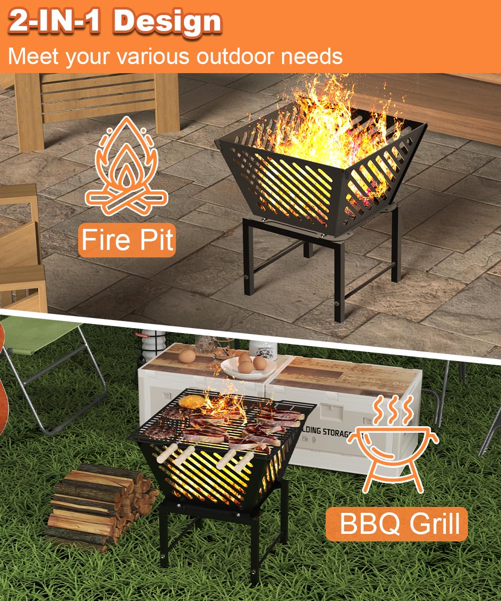 Mondazie used as grill with food showing versatile cooking capability