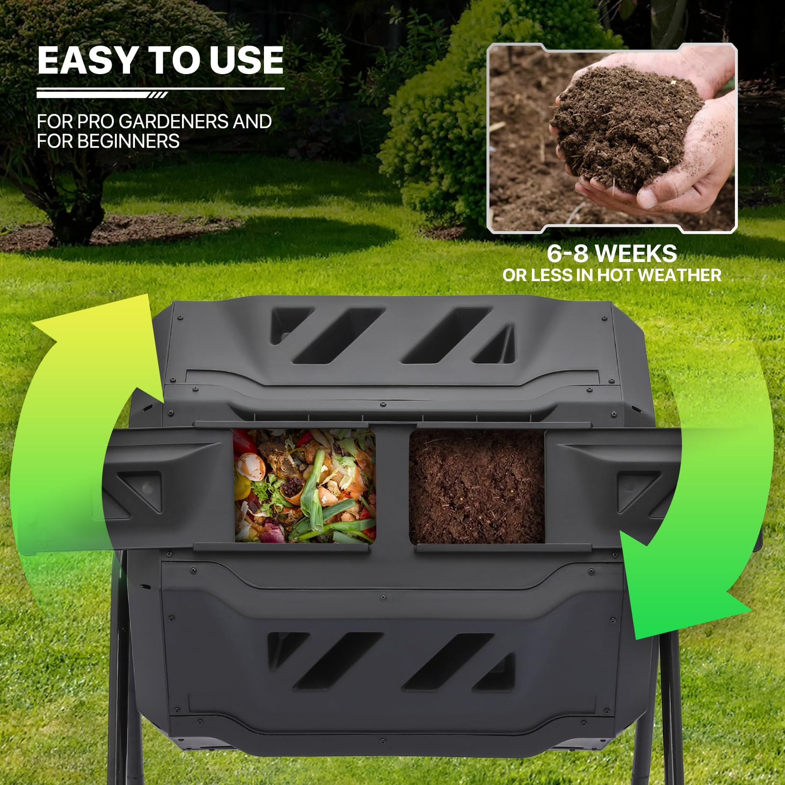 MoNiBloom assembly kit with gloves illustrating quick setup and safe handling