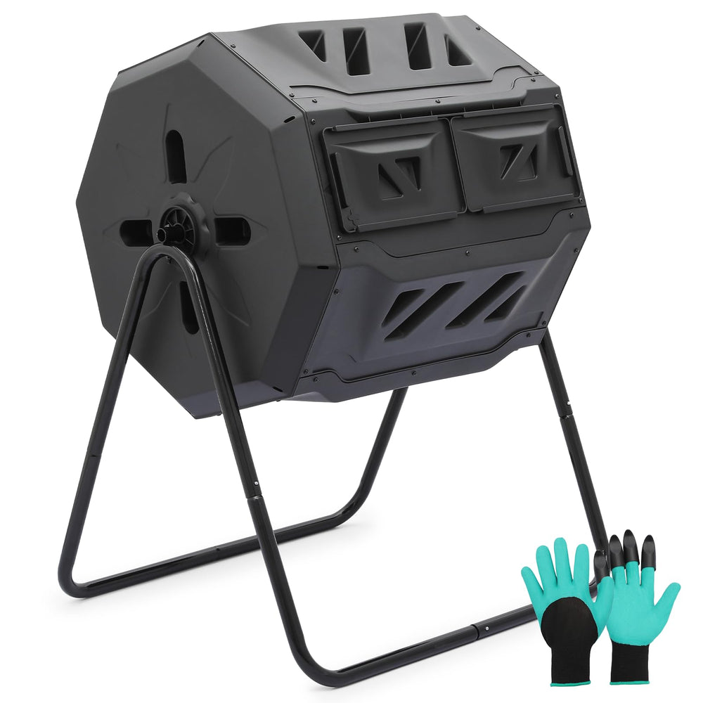 MoNiBloom front view assembled showing compact dual-chamber design and easy rotation benefit