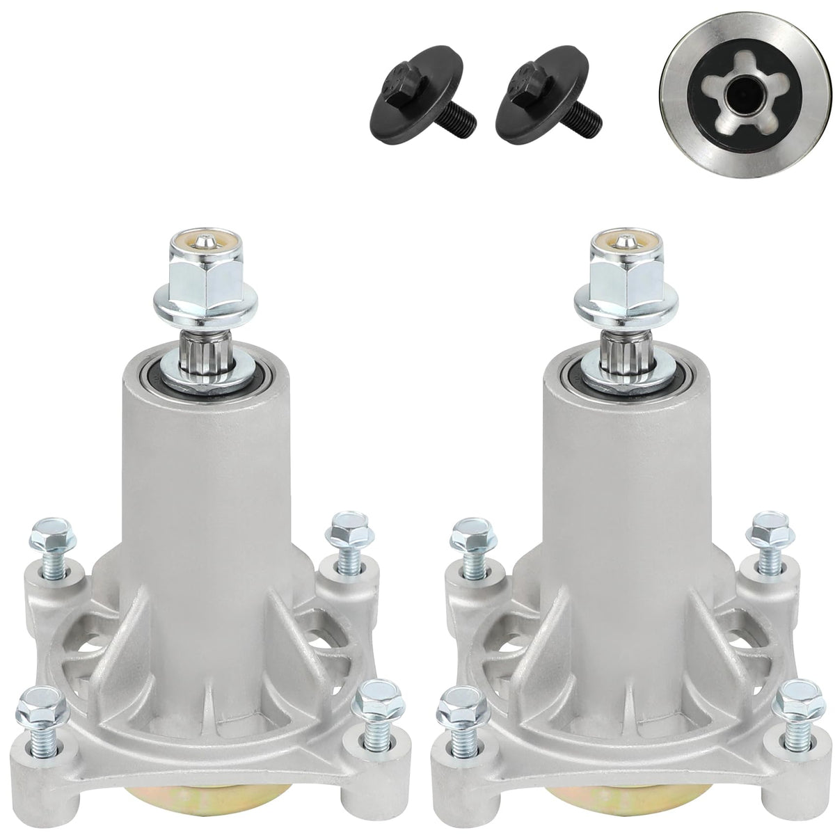 MONKEMON front view of spindle assembly showing fit and finish benefits