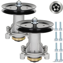 MONKEMON spindle assembly front view showing solid housing and benefits of durable fit