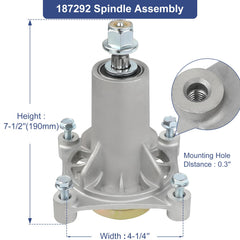 MONKEMON spindle 5-point blade mount close-up, secure blade alignment benefit